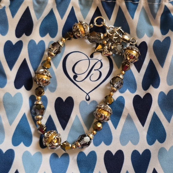 Brighton Gold and Silver Beaded Bracelet - Picture 9 of 14